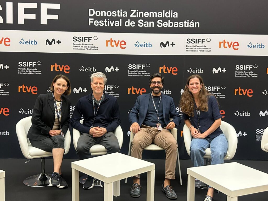 Algunos de los miembros del jurado SIGNIS en el 73 SSIFF